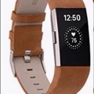 VOMA leather replacement band for Fitbit Charge 2.